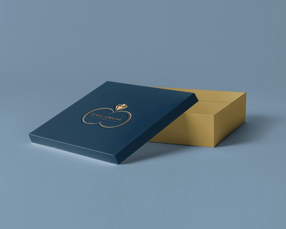 Foil Stamped Rigid Boxes